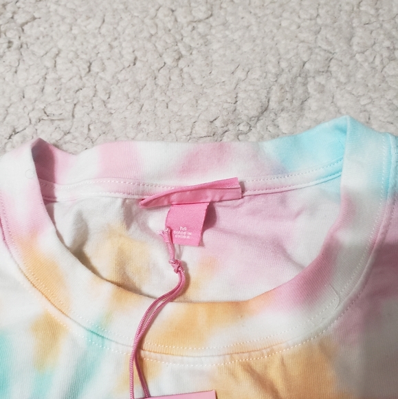 Stoney Clover Lane x Target Short Sleeve Boxy TieDye T-Shirt & Ruffle Mi… - Picture 3 of 8